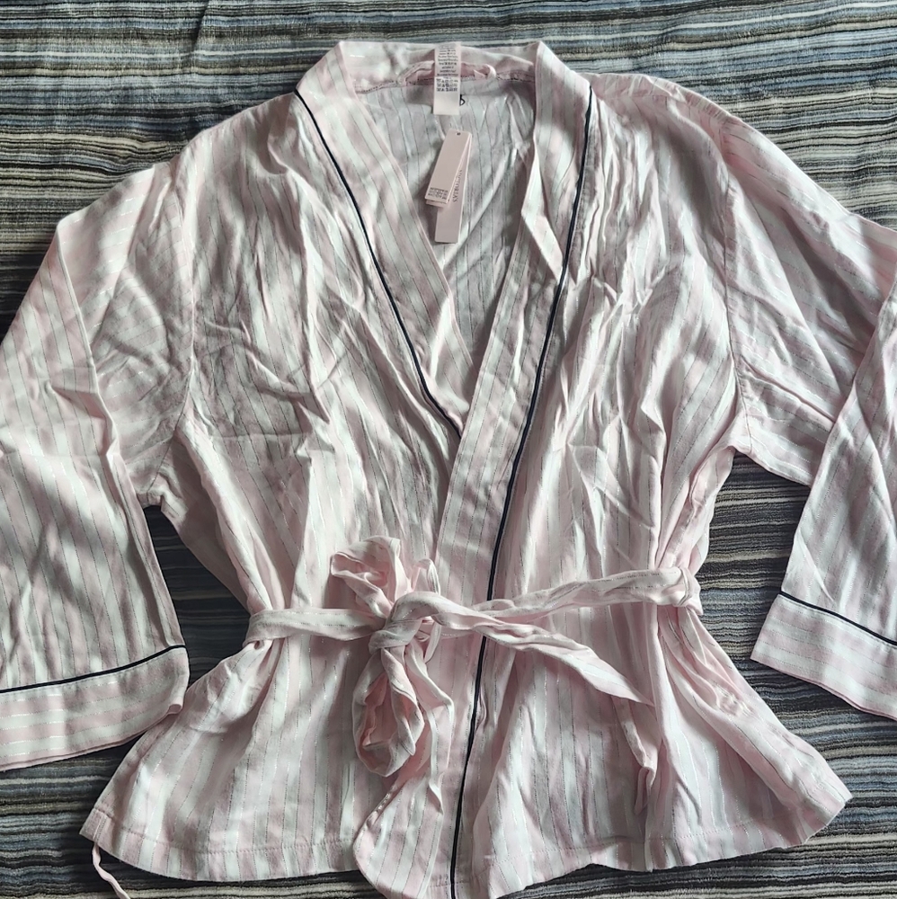 Victoria Secret Wrap Flannel PJ set Size XXL NWT - Picture 8 of 15